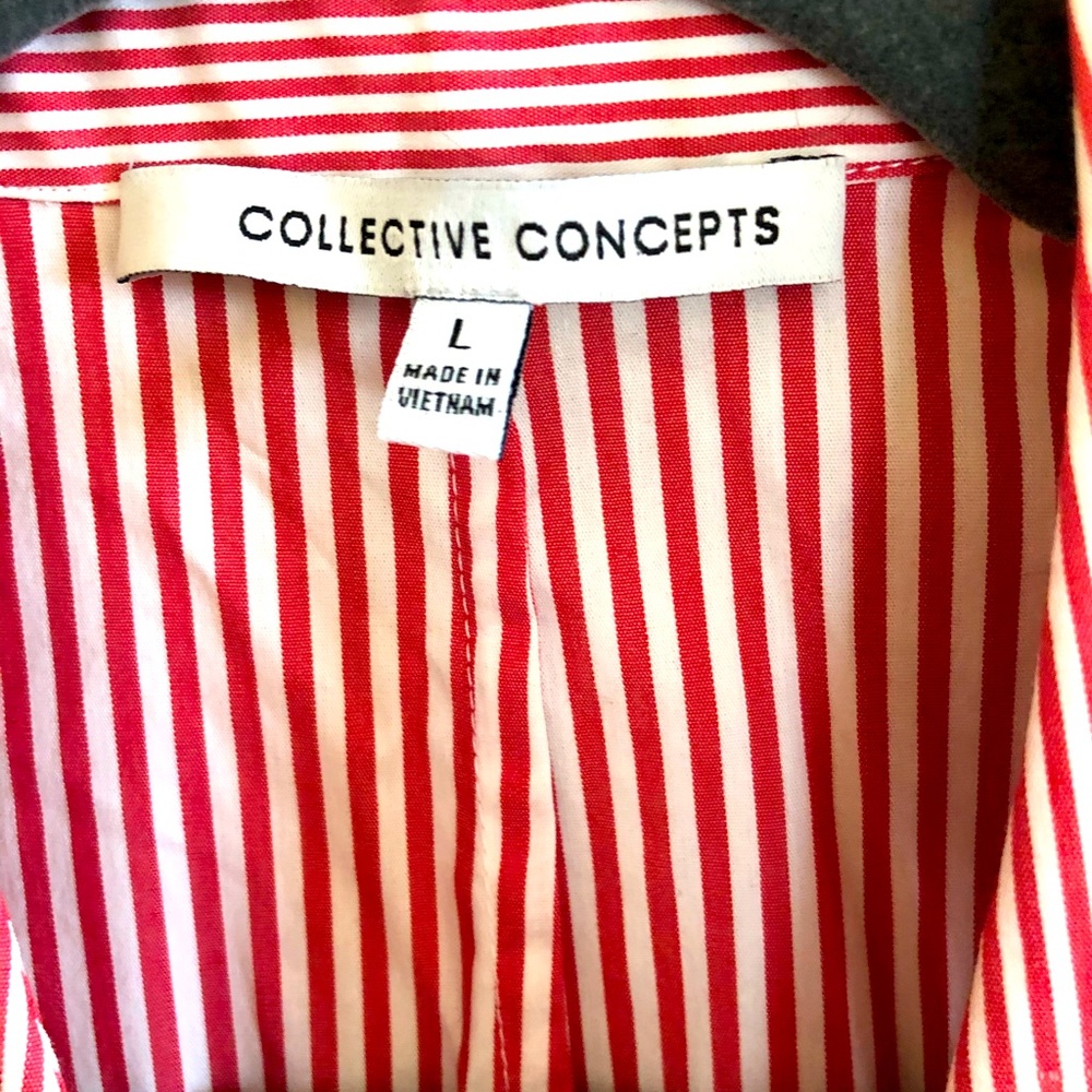 Lightly worn top with tie in front
